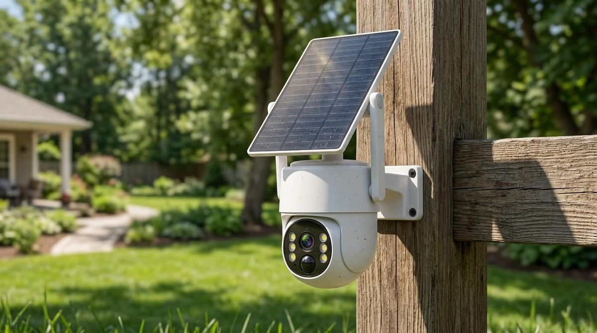 Outdoor security camera system working without WiFi for home security