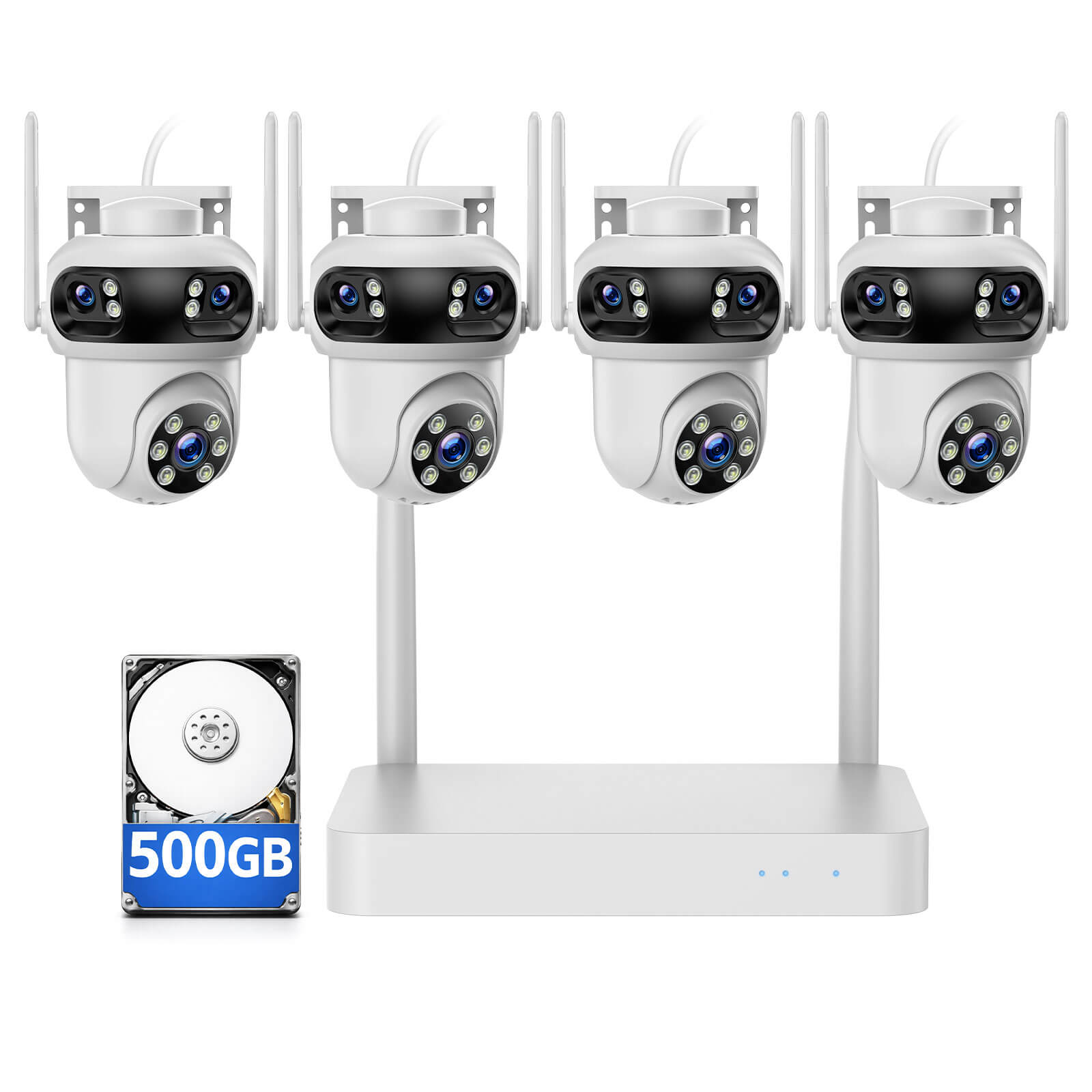 CAMCAMP SC57 Triple-Lens Wireless Security Cameras