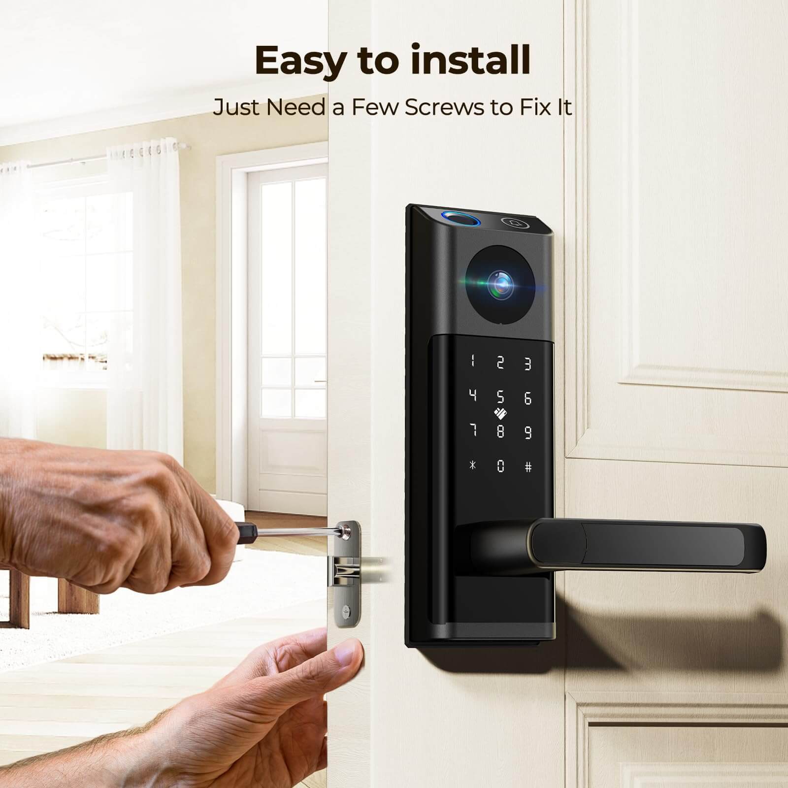 Camcamp Video Smart Lock with Camera & Doorbell