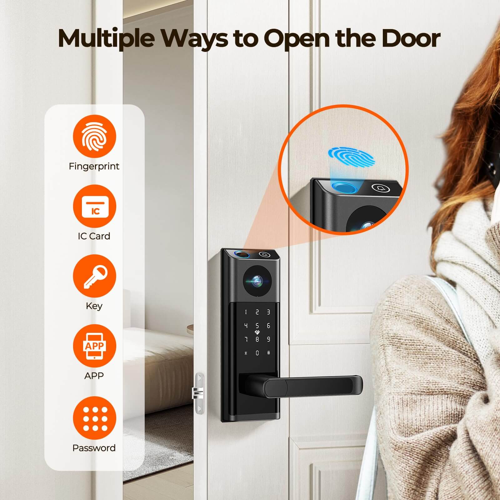 Camcamp Video Smart Lock with Camera & Doorbell