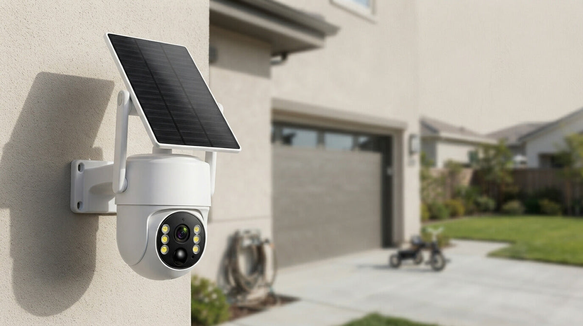 Camcamp outdoor security camera with local video storage