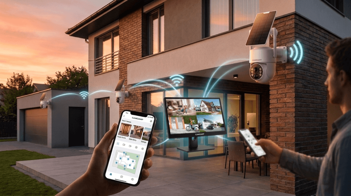How Do Wireless Security Cameras Work? Beginner Guide 2026 | Camcamp