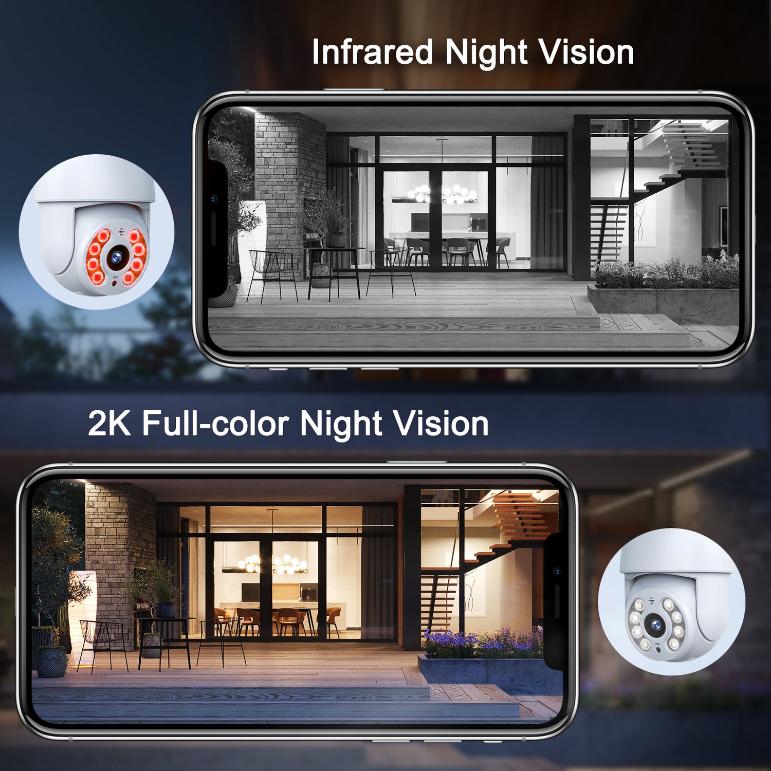 Camcamp SC30 2.5K/4MP Waterproof wifi Light Bulb Security Camera Outdo