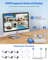 Solar Powered Wireless Security Camera System