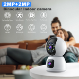 Camcamp SC24 2MP Security Camera 2.4G WiFi Dual Lens PTZ Control with Color Night Vision
