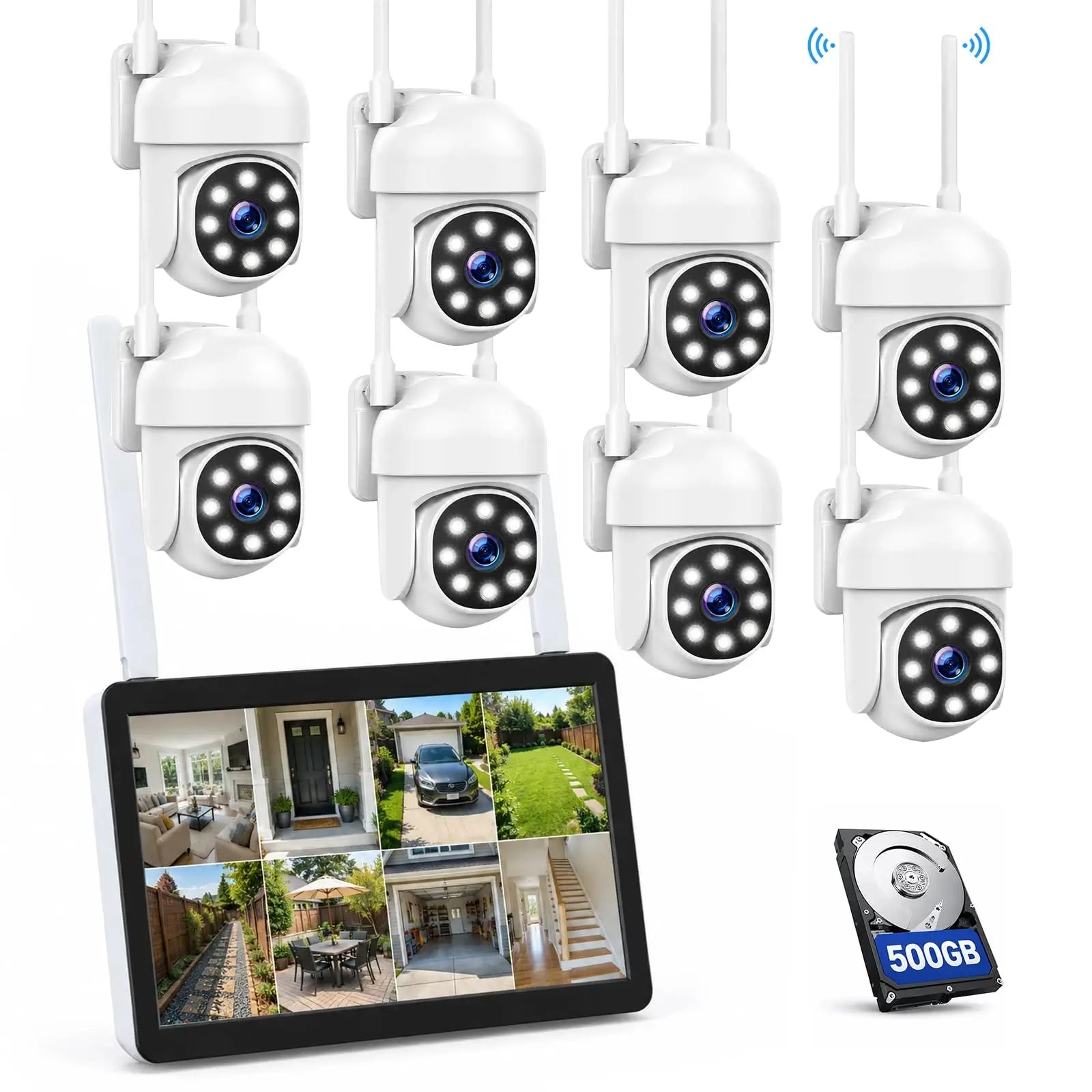 CAMCAMP SC58 Wireless Security Camera System with Monitor