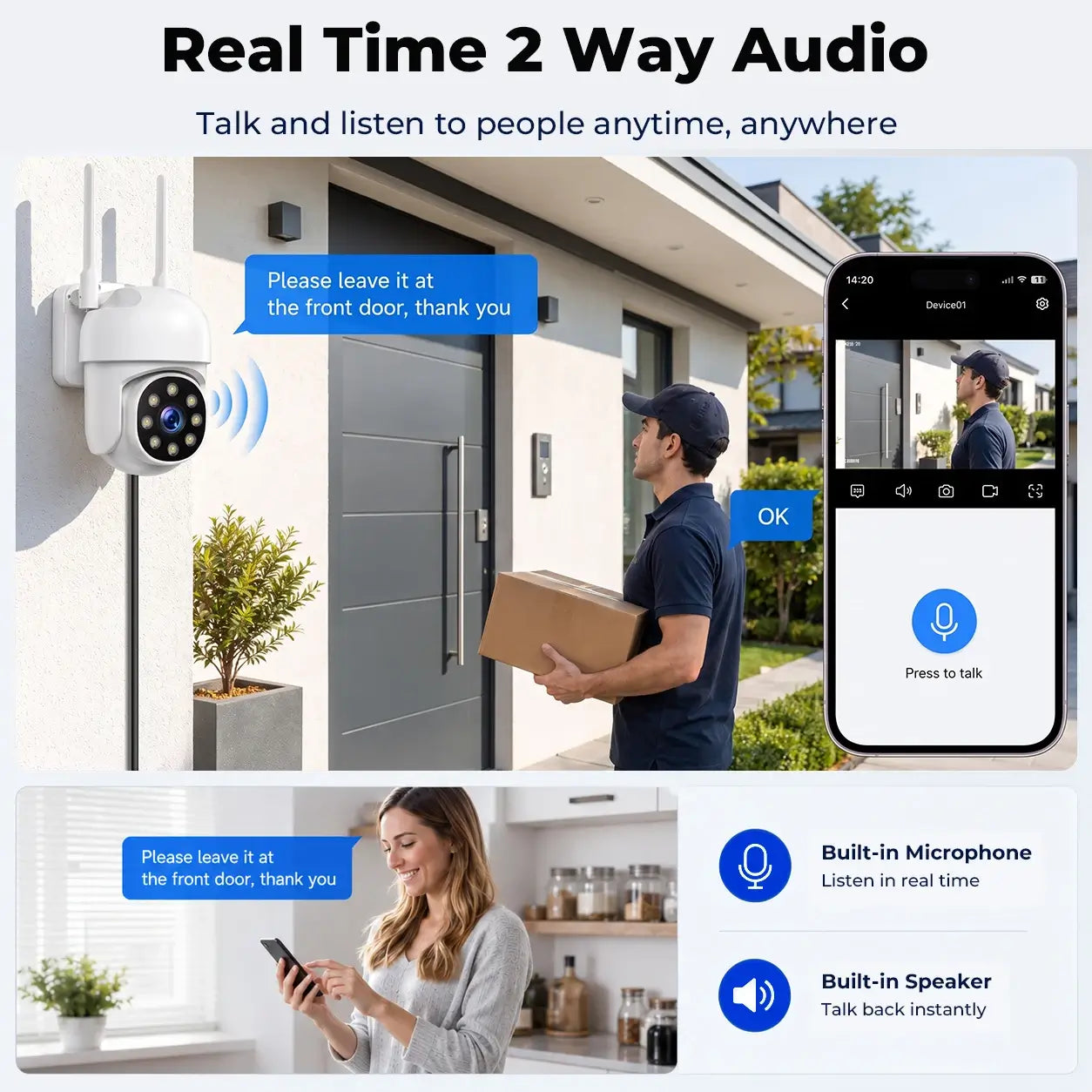 CAMCAMP SC58 Wireless Security Camera System with Monitor