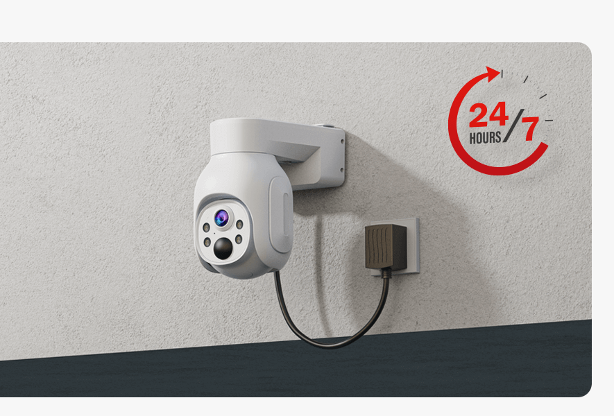 Camcamp SC23 2.5K PTZ Solar Powered Home Security Camera System with N ...