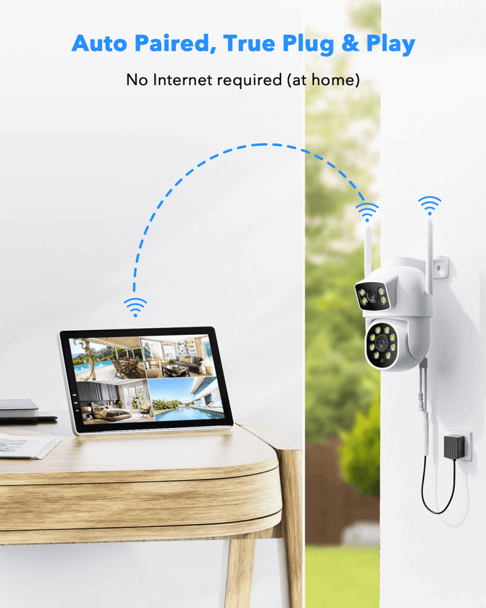 Camcamp SC49 Wireless Security Camera System with 10.1
