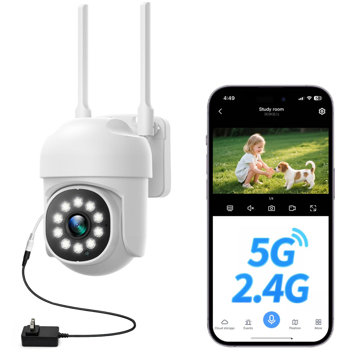 Camcamp SC54 Wireless Security Camera System Expandable 16CH 4K NVR for Home Security