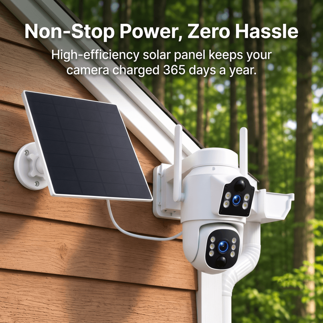 CAMCMAP TC39 4G LTE Solar Cellular Security Camera for outdoor