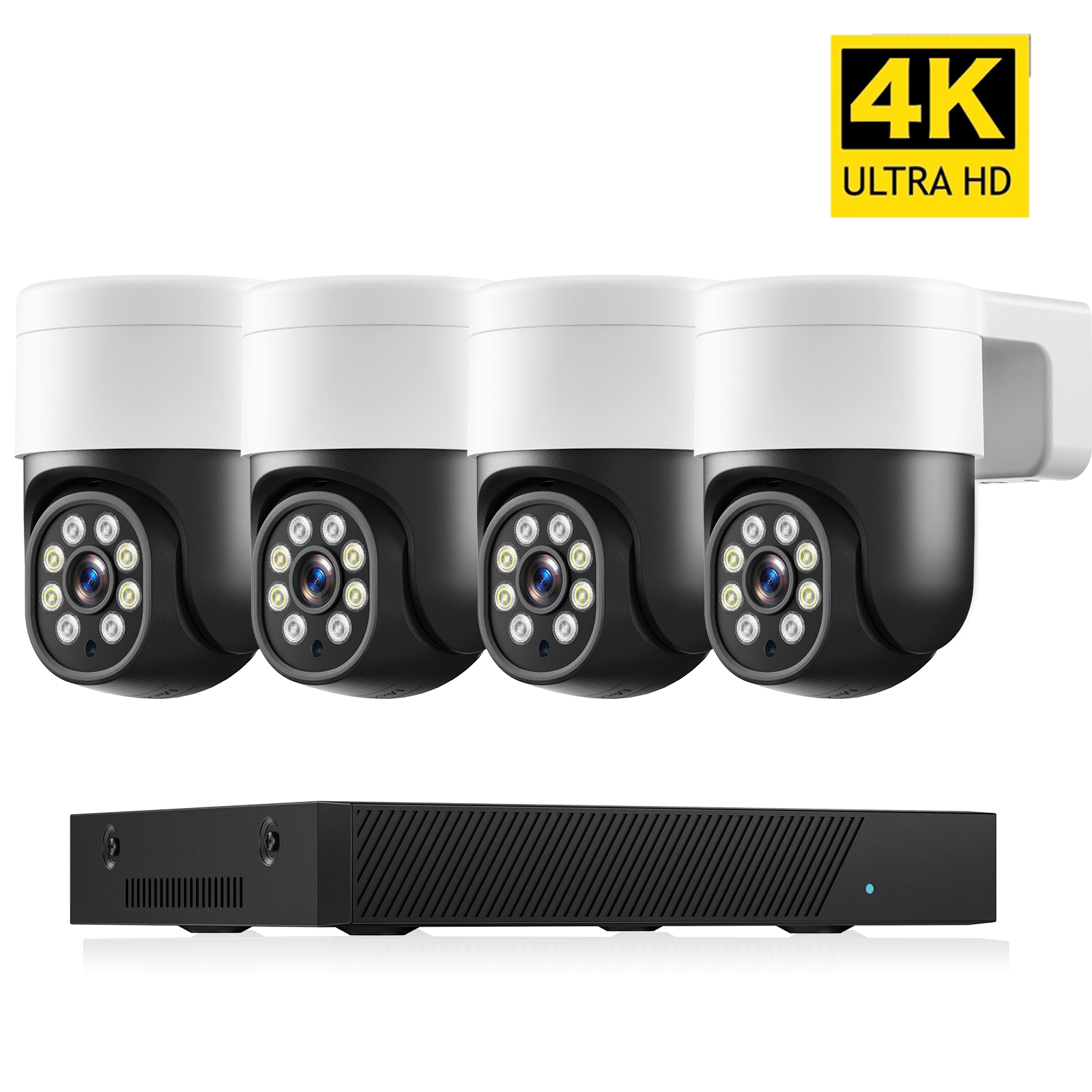 Camcamp SC45 4K 8MP PoE CCTV PTZ Home Security Camera System with 8CH NVR 24/7 Record