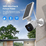 Camcamp SC04 4MP 100% Wire-Free Outdoor Solar Security Cameras System 5x Zoom with Base Station