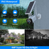 Camcamp SC04 4MP 100% Wire-Free Outdoor Solar Security Cameras System 5x Zoom with Base Station