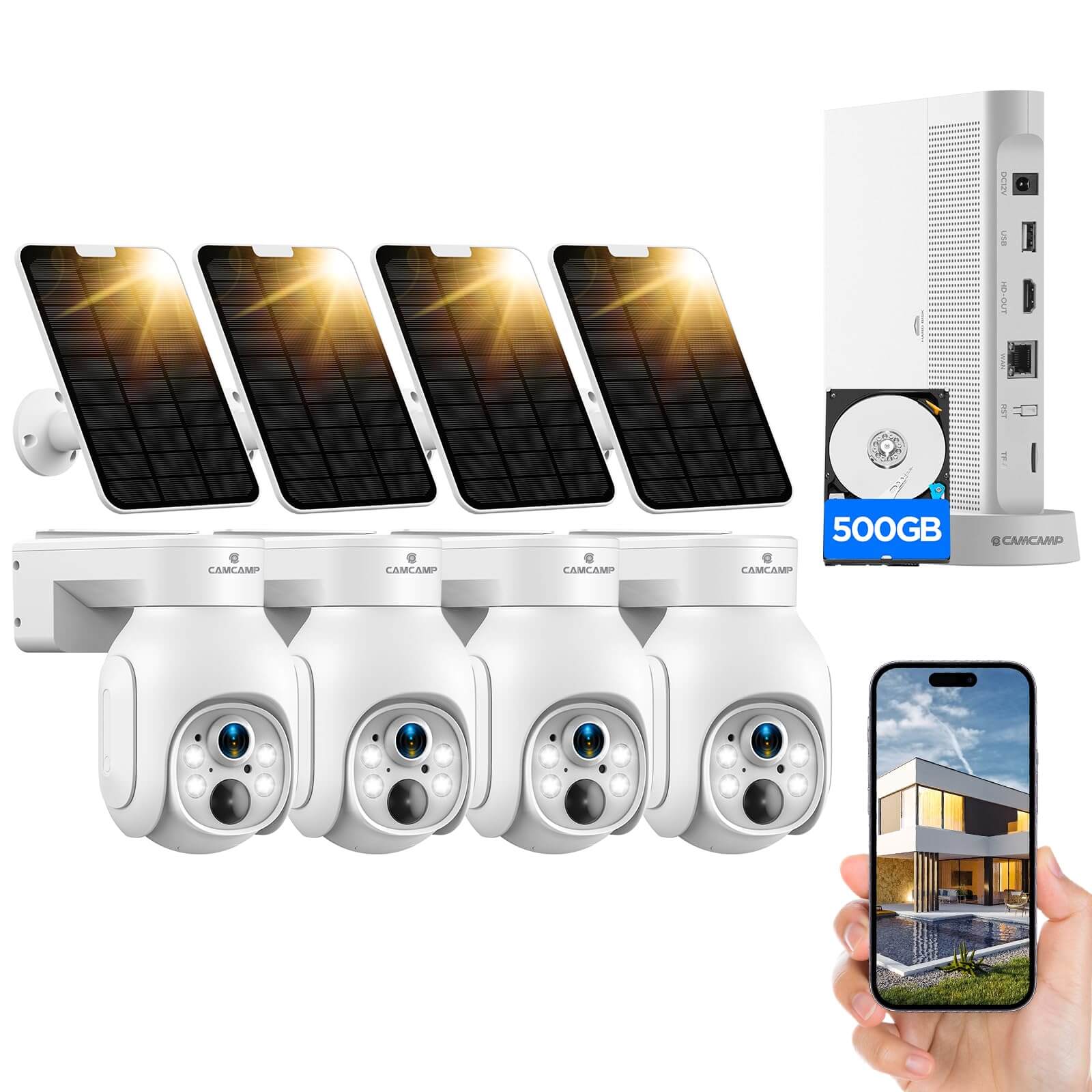 Solar Powered Security Camera