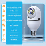 CAMCAMP SC11 2MP Wireless WiFi Light Bulb Security Camera