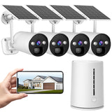 CAMCAMP SC08 Wireless Security Camera System with Solar Powered