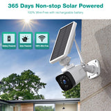 Camcamp SC04 4MP 100% Wire-Free Outdoor Solar Security Cameras System 5x Zoom with Base Station