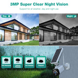 CAMCAMP SC04  Wire-Free Solar Security Camera with Base Station