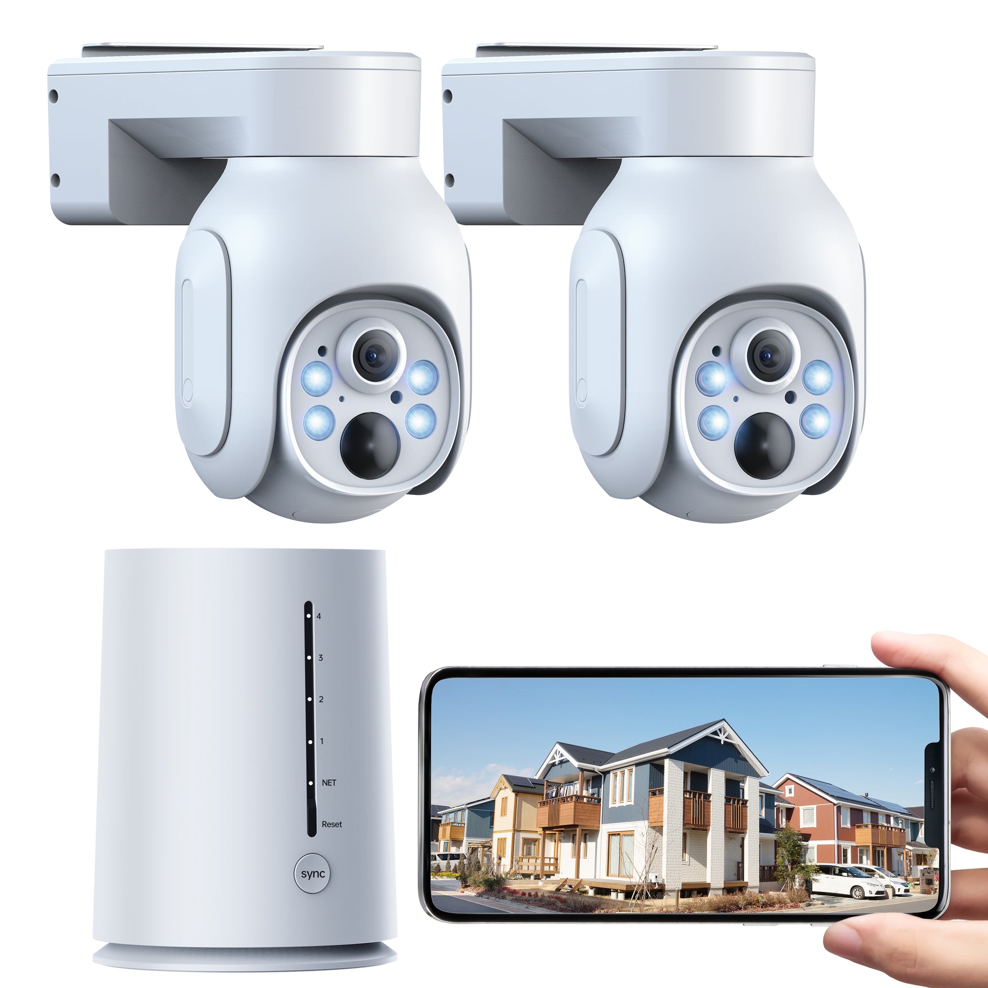 4 Camera Wireless Security Camera System