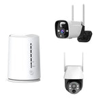 CAMCAMP SC06 4MP Battery Powered Wireless Security Camera System Outdoor 100% Wire-Free