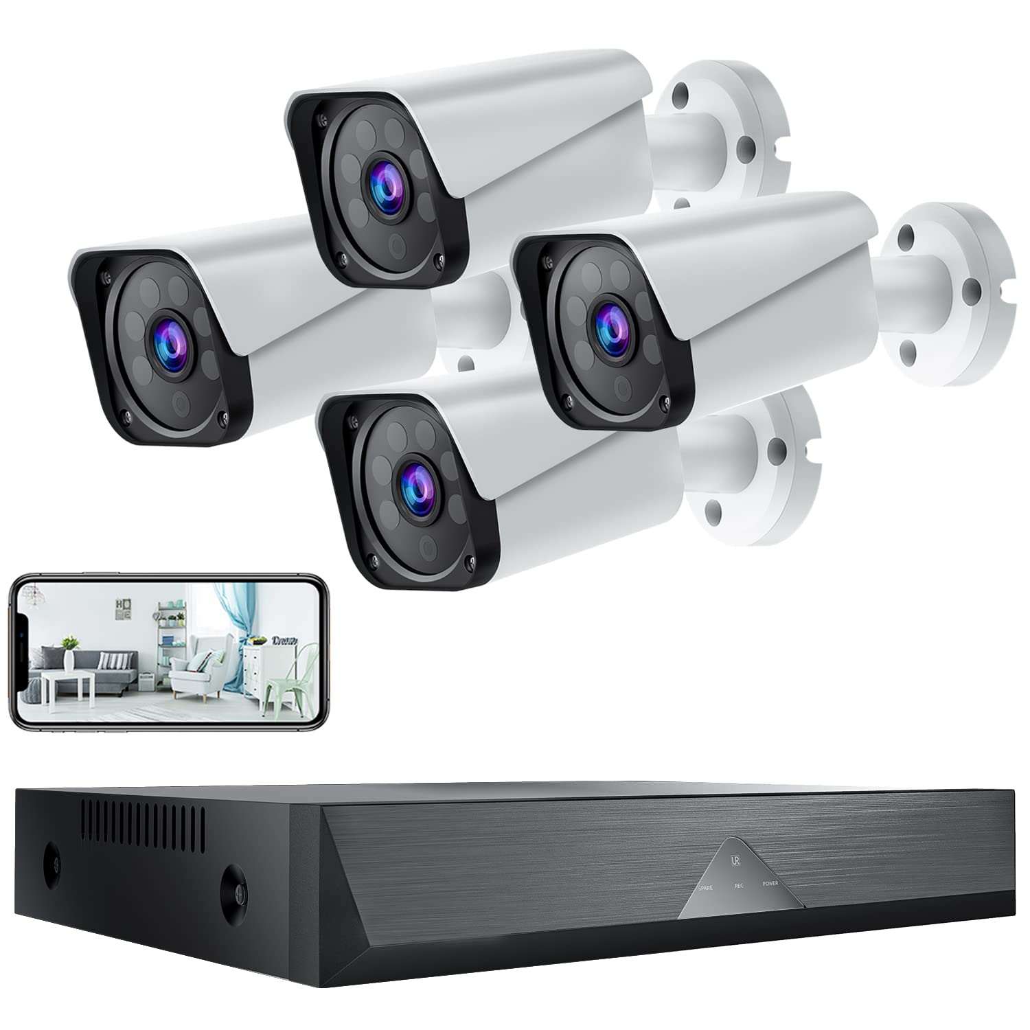 CAMCAMP W204 1080P Security Camera System